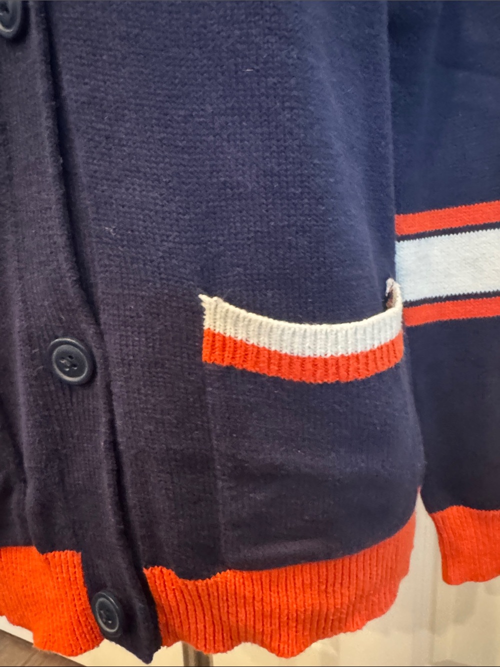 Junk Food Clothing CHICAGO BEARS Cardigan - Picture 3 of 6